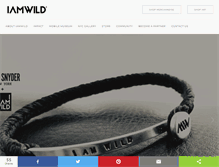 Tablet Screenshot of iamwild.com